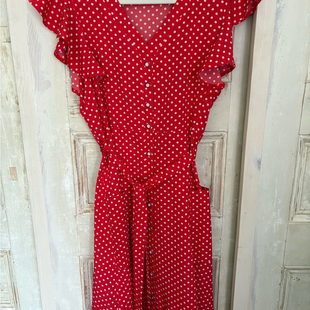 Red Polka Dot Dress